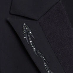 Samshield Women's Frac Crystal Flower Shadbelly 19 Samshield Women's Frac Crystal Flower Shadbelly -Caval Riding Apparel Shop Samshield Frac.Crysta.Flower Black Detail