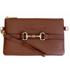 Tucker Tweed Equestrian Wellington Wristlet -Caval Riding Apparel Shop Tucker.Tweed Wellington.Wristlet Saddle.Brown