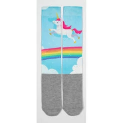 USG Happy Print Soft Socks 11 USG Happy Print Soft Socks -Caval Riding Apparel Shop US3000 KL.USG Happy.Print .Socks Rainbow.Unicorn Front