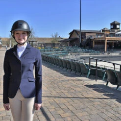 Vestrum Women's Devon Show Coat -Caval Riding Apparel Shop Ves Hunter Navy3