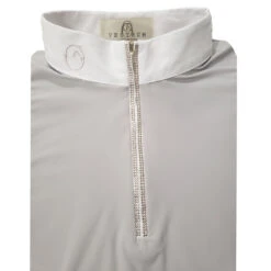 Vestrum Women's Manarola Short Sleeve Show Shirt -Caval Riding Apparel Shop Vestrum Manarola.SS .Show .Shirt Light.Grey