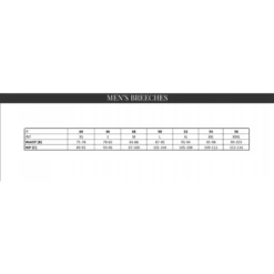 Vestrum Men's San Diego Knee Patch Breeches -Caval Riding Apparel Shop Vestrum Mens.Breeches Size.Guide 117b8085 39aa 4258 abdd e147e4317a4d