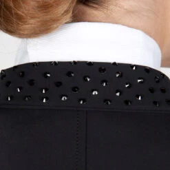 Equiline Women's Marilyn Dressage Tail Coat In X-Cool Evo -Caval Riding Apparel Shop black4 09158.1583545754.1280.1280