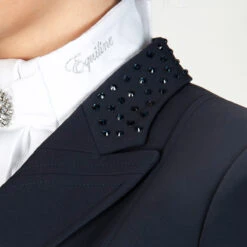 Equiline Women's Marilyn Dressage Tail Coat In X-Cool Evo -Caval Riding Apparel Shop black9 32767.1583545753.1280.1280