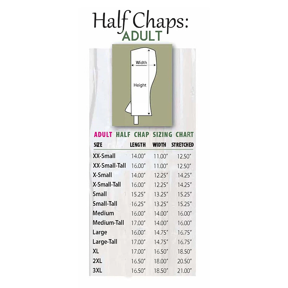 Perri's Professional Half Chaps 3 Perri's Professional Half Chaps - Image 3