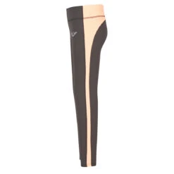 TuffRider Children's Ventilated Schooling Tights -Caval Riding Apparel Shop charcoal neonpeach3 47808.1583525669.1280.1280