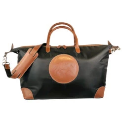 Tucker Tweed Equestrian Tryon Travel Overnight Bag -Caval Riding Apparel Shop dressage front 56136.1587480334.1280.1280