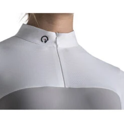 EGO 7 Women's Lace Top Long Sleeve -Caval Riding Apparel Shop greywhite 07548.1583424958.1280.1280