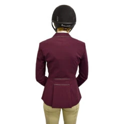 Equiline GwentyG Women's Show Coat -Caval Riding Apparel Shop gwentyg plum 4