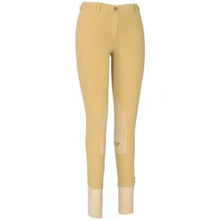 TuffRider Ladies Cotton Lowrise Pull-On Knee Patch Breeches