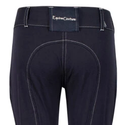 Equine Couture Children's Sportif Natasha Knee Patch Breeches -Caval Riding Apparel Shop navy6 47436.1588624776.1280.1280