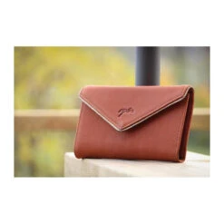 Penelope Little Letter Wallet -Caval Riding Apparel Shop portefeuille little letter cognac 1