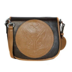 Tucker Tweed Equestrian Camden Crossbody Shoulder Bag -Caval Riding Apparel Shop tucker tweed the camden crossbody foxhunting leather handbags dark chocolate chestnut