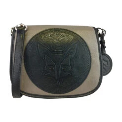 Tucker Tweed Equestrian Camden Crossbody Shoulder Bag -Caval Riding Apparel Shop tucker tweed the camden crossbody foxhunting leather handbags grey black