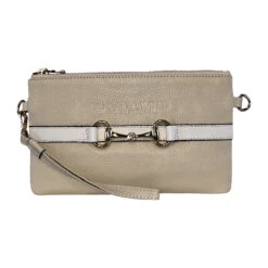 Tucker Tweed Equestrian Wellington Wristlet -Caval Riding Apparel Shop tucker tweed the wellington wristlet leather handbags sand whitecopy