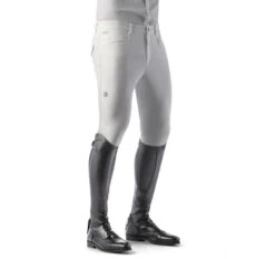 EGO 7 Men's Jumping EJ Knee Patch Breeches -Caval Riding Apparel Shop white 97218.1586203659.1280.1280